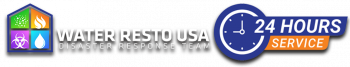 Water Resto USA 24 Hour Disaster Response Service Logo alternate