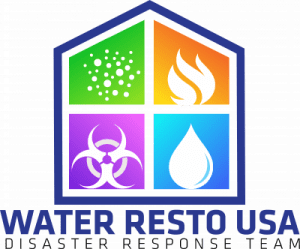 Water Resto USA Stacked Logo Image